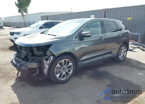 2018 Ford Edge Titanium from USA, damaged, VIN 2FMPK3K85JBC55980